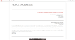 Desktop Screenshot of nicolemouracade.com